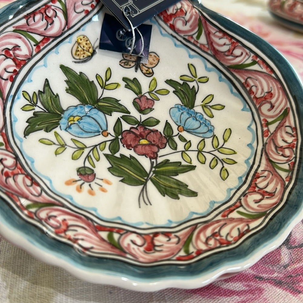 Shell dish hand painted Portugal - Picture 6 of 6